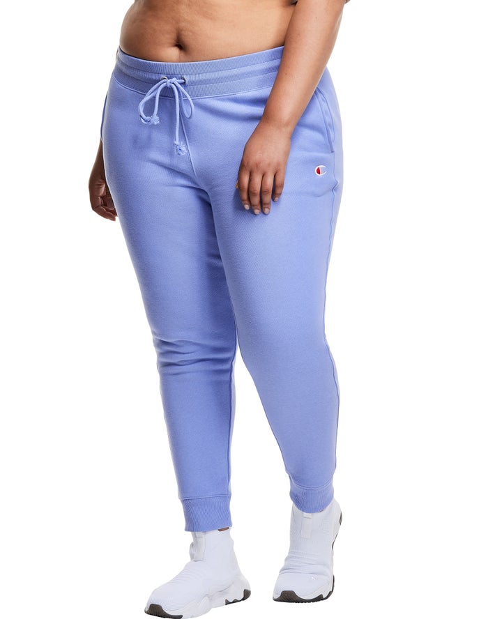 Champion Dame Joggingbukser Blå - Plus Reverse Weave - Danmark SLY-258710